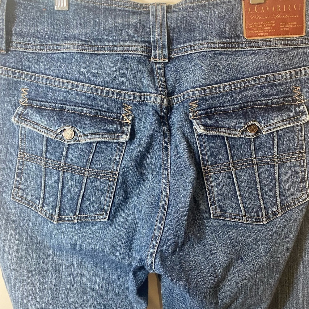 Z Cavaricci Vintage Womens Jeans size 14 Stretchy Jeans Cotton - Picture 10 of 12